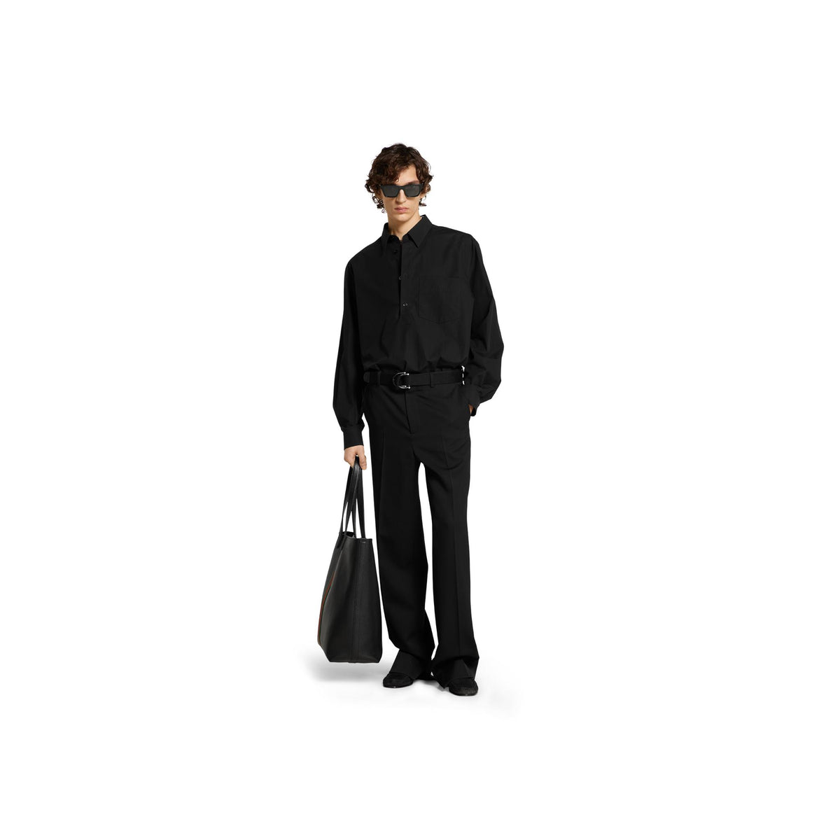 GUCCI Black Wool Suit Pants