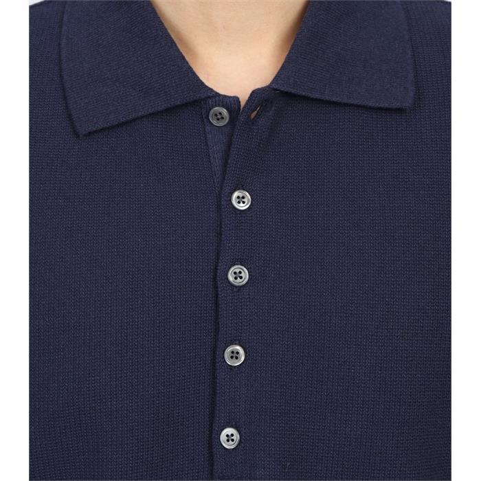THOM BROWNE RWB Trim Short Sleeve Polo T-Shirt MJP169A