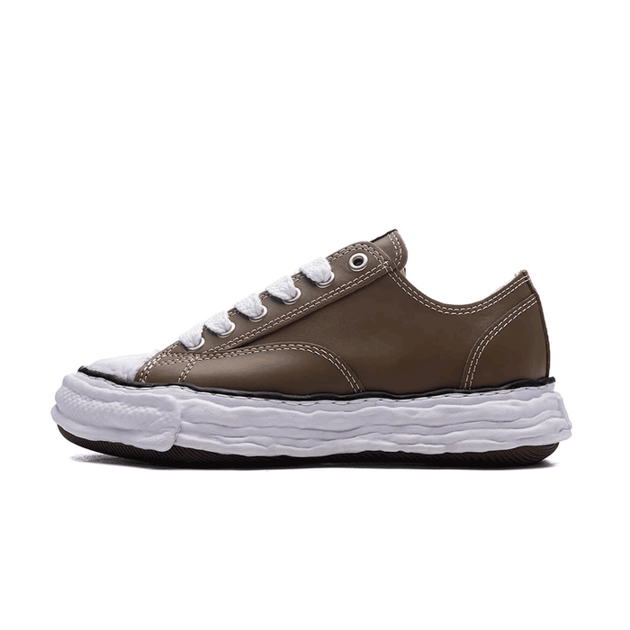 Maison Mihara Yasuhiro Brown Leather Low-Top Sneakers Unisex