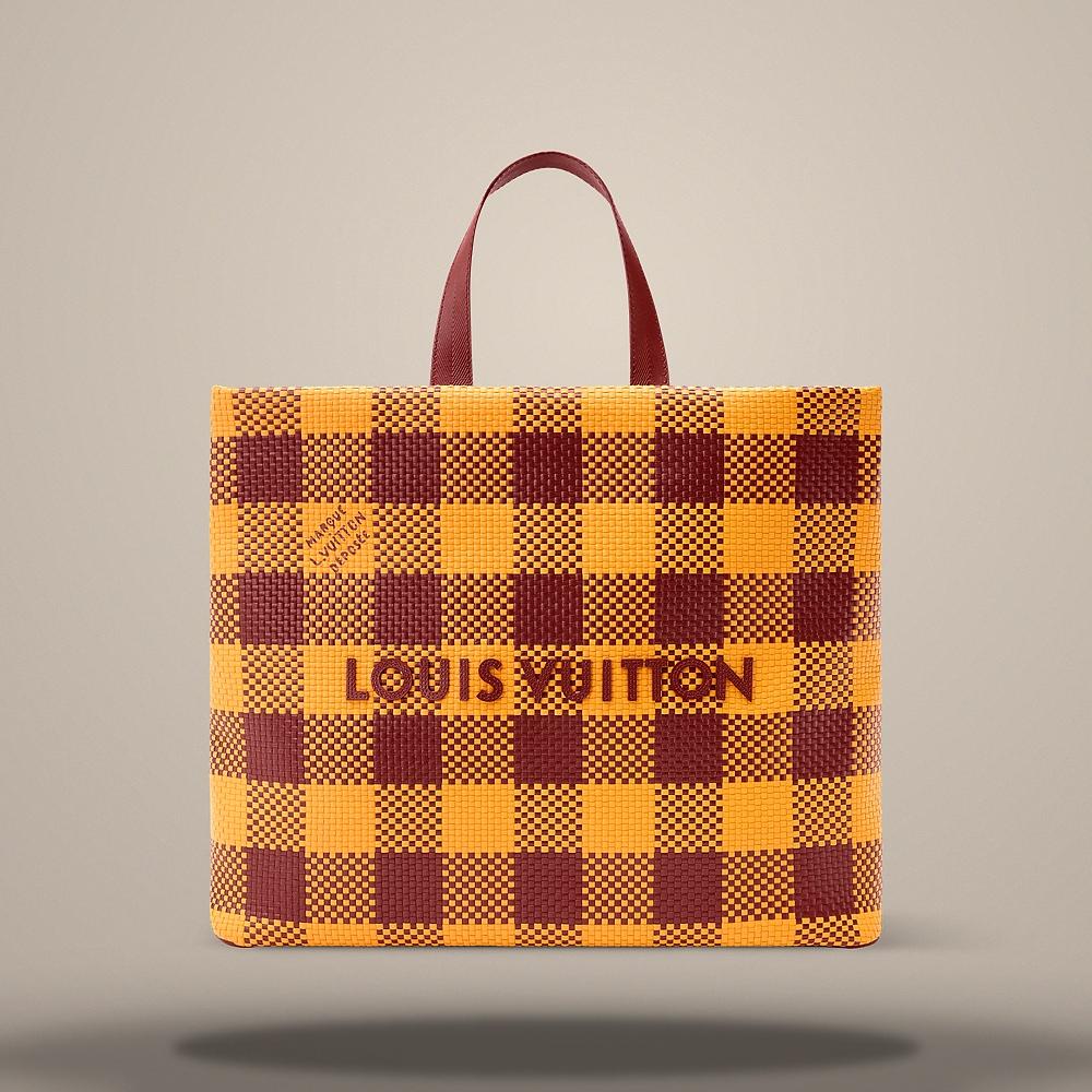 Louis Vuitton Mustard Yellow Shopper Tote MM Men's Tote Bag N40880