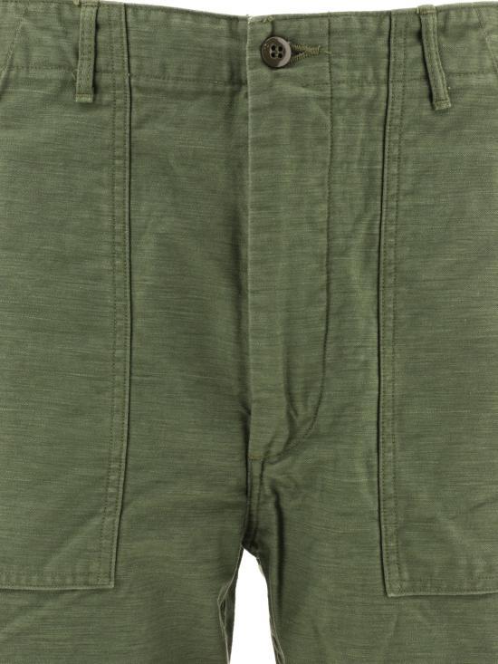 orslow Men’s Cotton Casual Short Pants 01700216 GREEN DOM