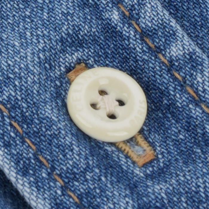 CELINE Cotton Loose Fit Denim Shirt