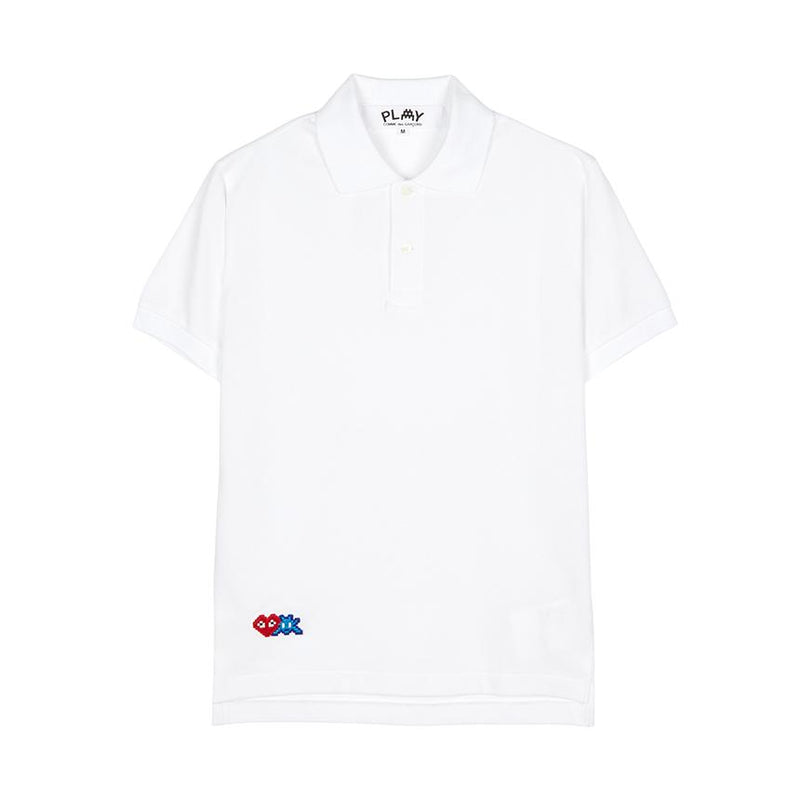 Comme des Garcons x Invader Men's Double Patch Polo Shirt AZ T336 051 3