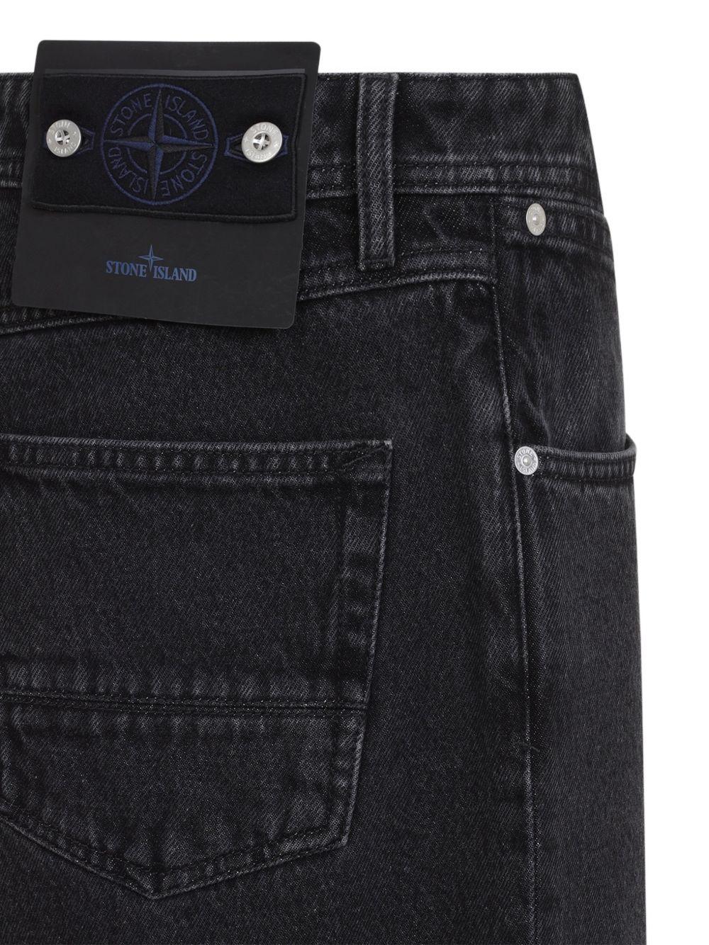 STONE ISLAND Blue Denim Jeans Men