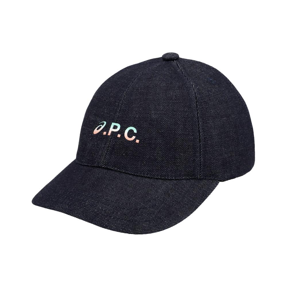 A.P.C. Indigo Denim Cap Unisex Charlie APC x Asics