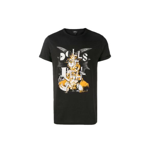 A.P.C. 15th Anniversary Dolls of Hell Black T-Shirt H26725 LZZ