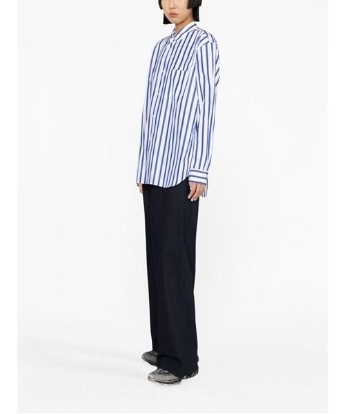 Comme des Garcons Women's Striped Poplin Shirt FK B043 S231 STRIPE