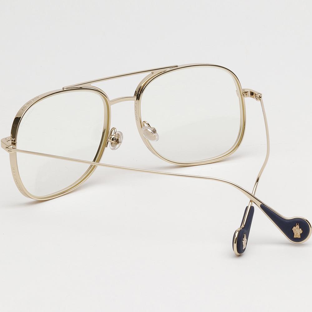 Moncler Retro Transparent Double Bridge Unisex Sunglasses ML0104 032