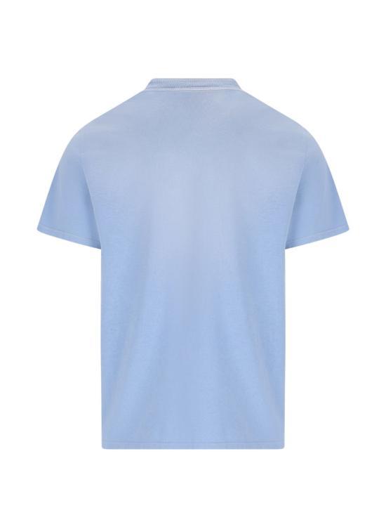 LOEWE Regular Fit Blue Cotton T-Shirt