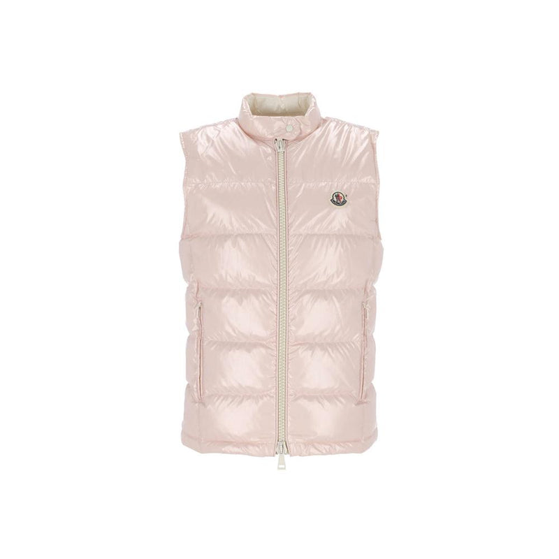 Moncler Alcibia Logo Patch Down Vest Navy