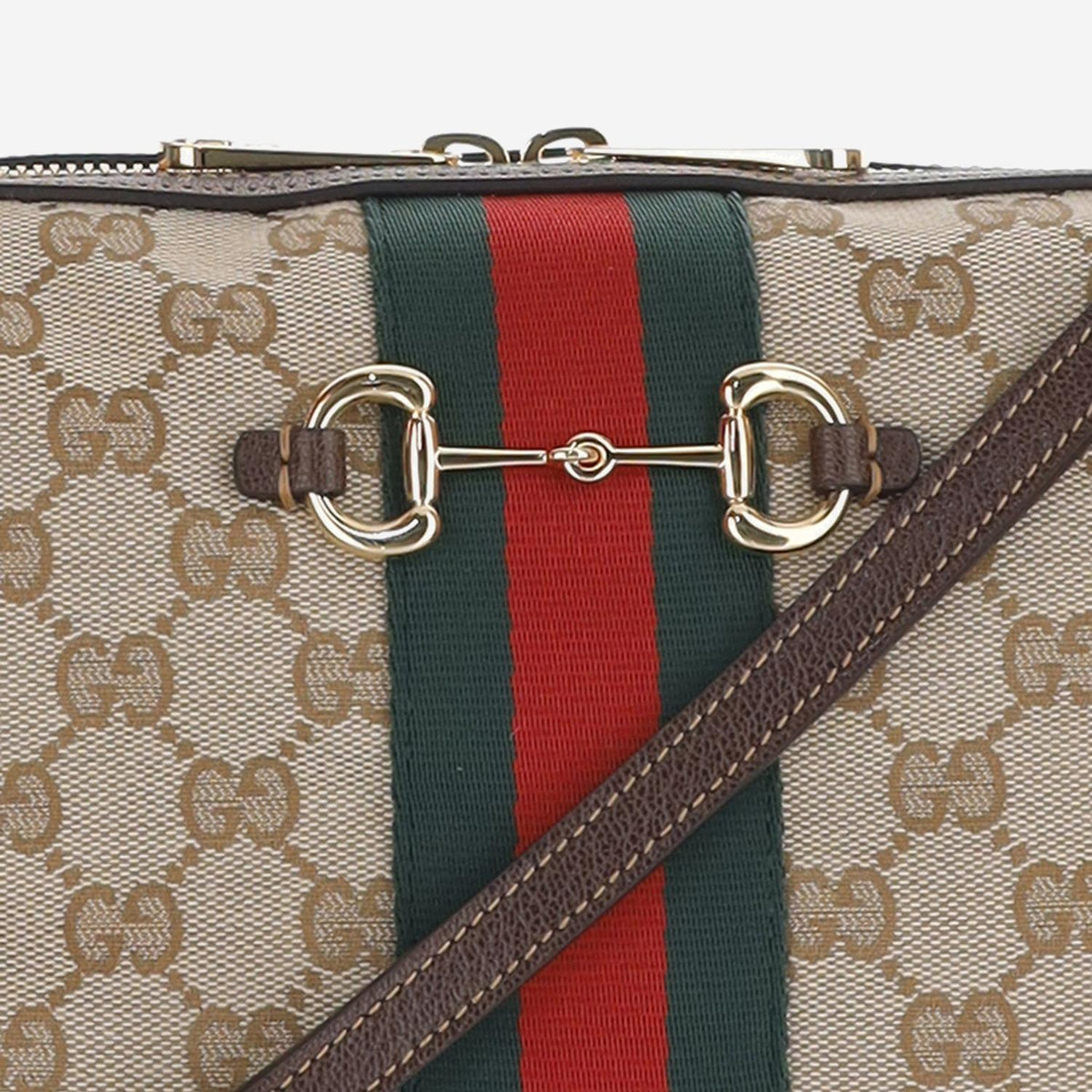 GUCCI Leather Shoulder Bag