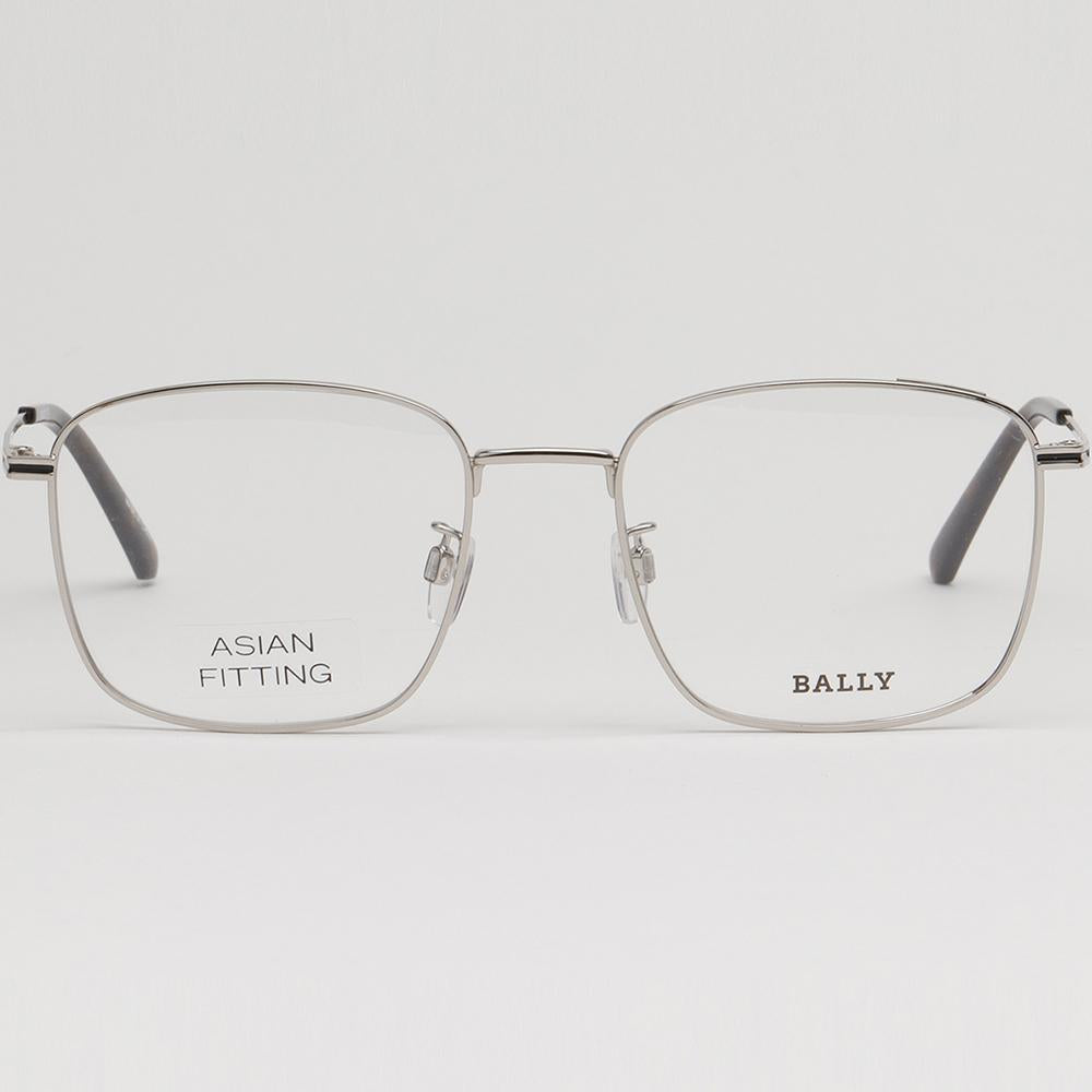 BALLY Silver Metal Asian Fit Unisex Eyeglass Frames BY5039D 016