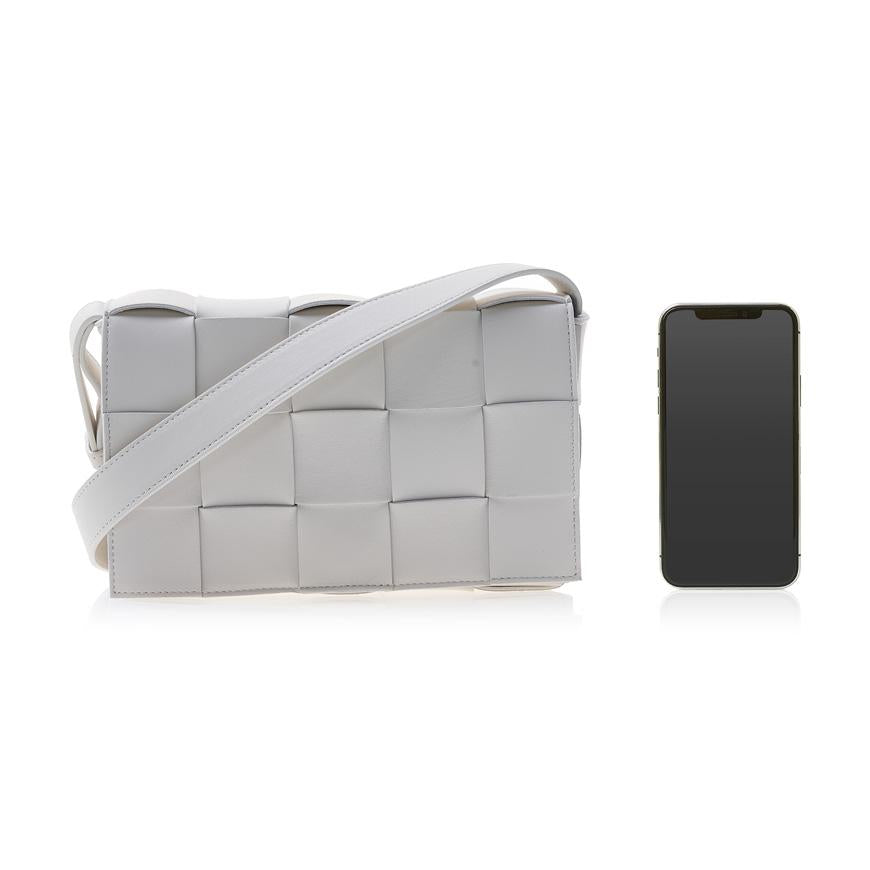Bottega Veneta Maxi Cassette Shoulder Bag Black Leather