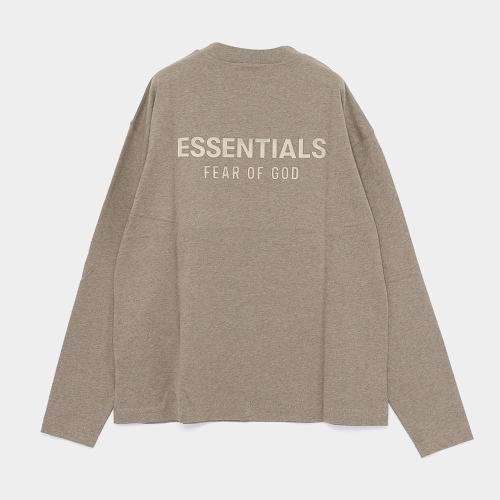 Fear of God Essentials Center Patch Logo Classic Fit Long Sleeve T- 125SP254203F