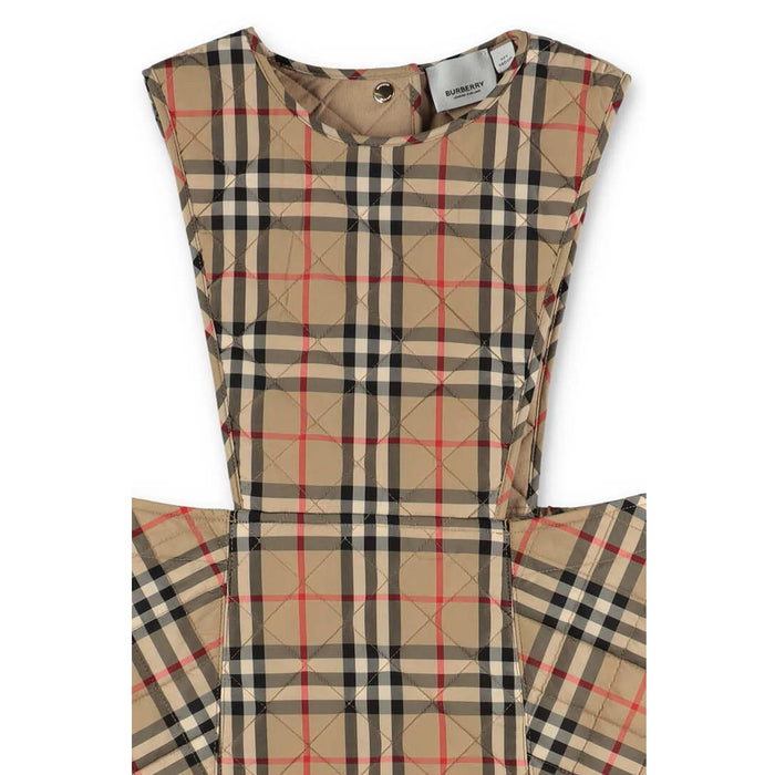BURBERRY Vintage Check Quilted Midi Dress for Women