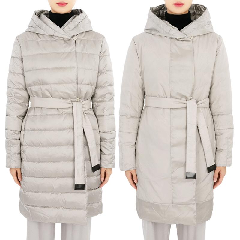Max Mara Women’s Reversible Belted Down Puffer Coat Light Beig 2529496055600 009