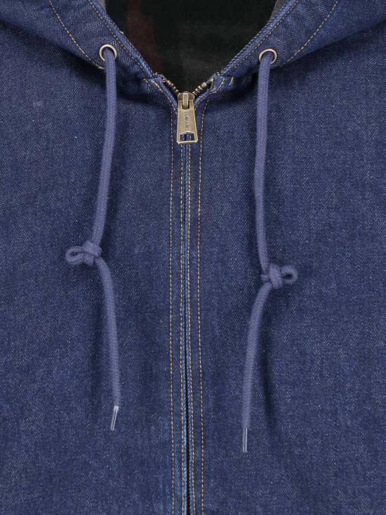CARHARTT WIP Blue Rinsed Denim Jacket for Men