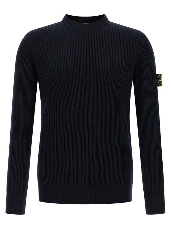 STONE ISLAND Full Rib RWS Wool Crewneck Sweater Men’s K2S15 S00C2 V0020