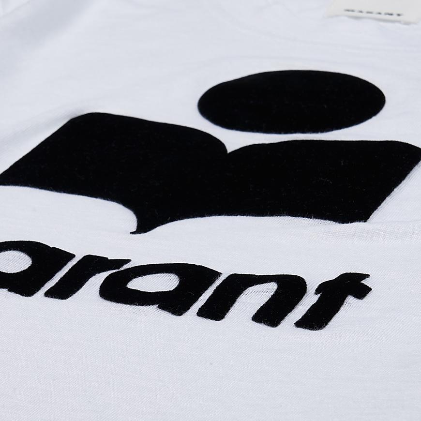 Isabel Marant Karmann Short Sleeve T-Shirt White Men's Cotton