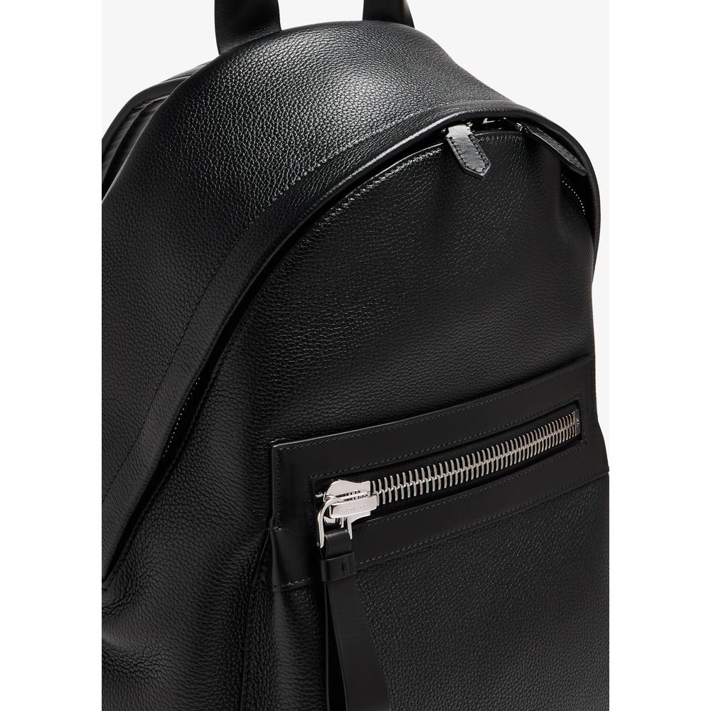 TOM FORD Leather Backpack Black Men's Backpack