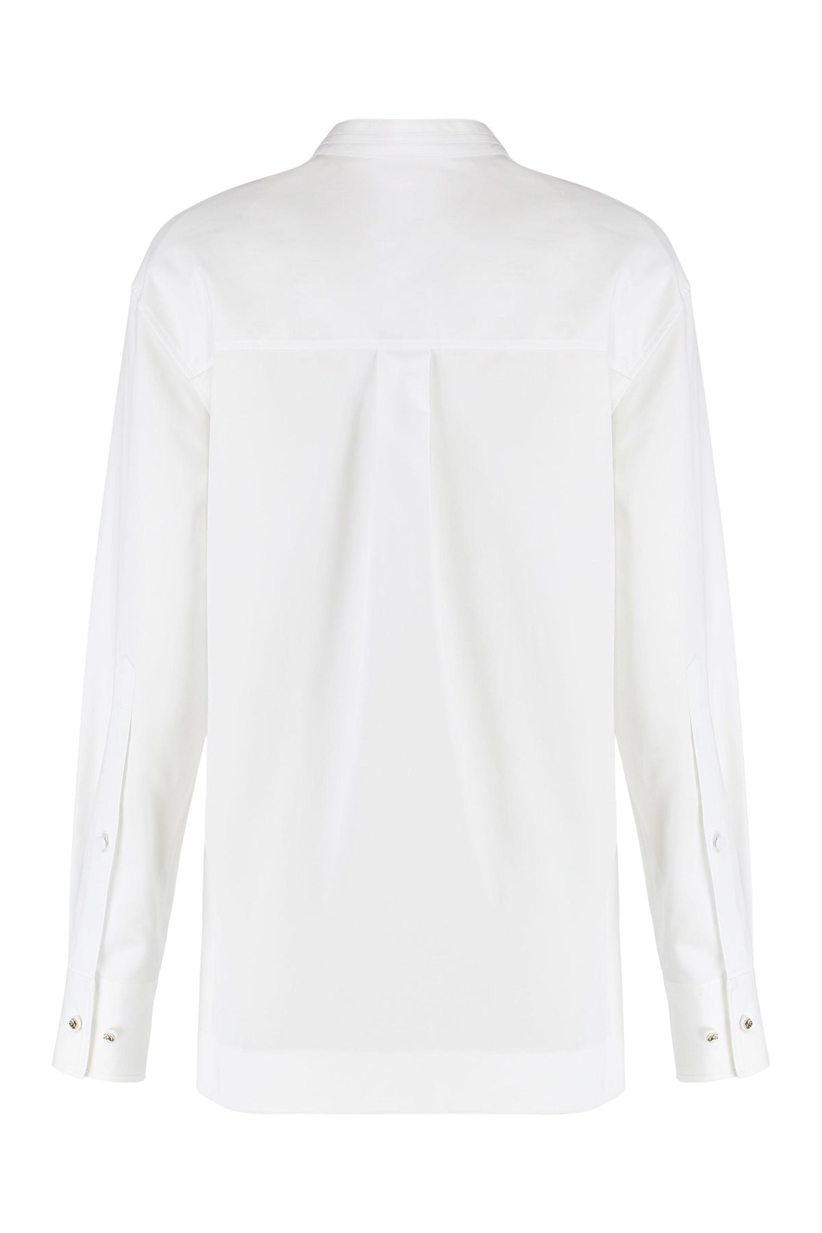 GUCCI Long Sleeve Button-Up Shirt White Cotton