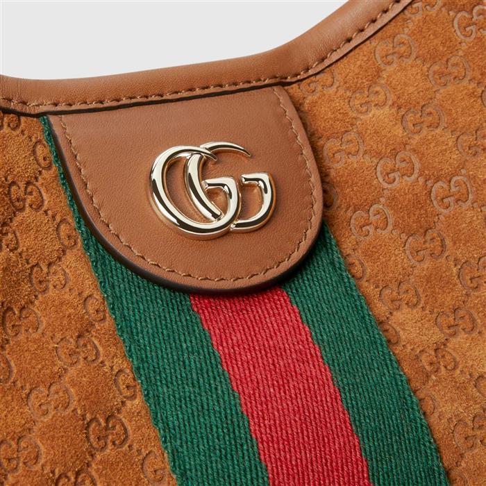 GUCCI Ggilo Large Tote Bag Brown Leather Tote
