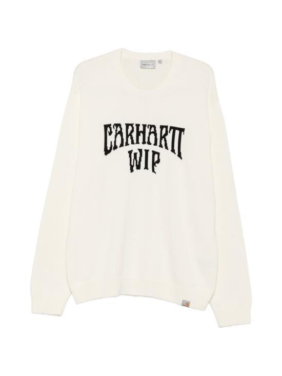 CARHARTT WIP Men's Round Neck Knit Sweater I036847 0D3XX WAX BLACK DOM