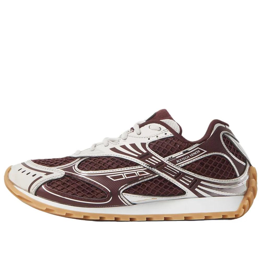 Bottega Veneta Orbit Barolo Silver Women’s Low-Top Sneakers