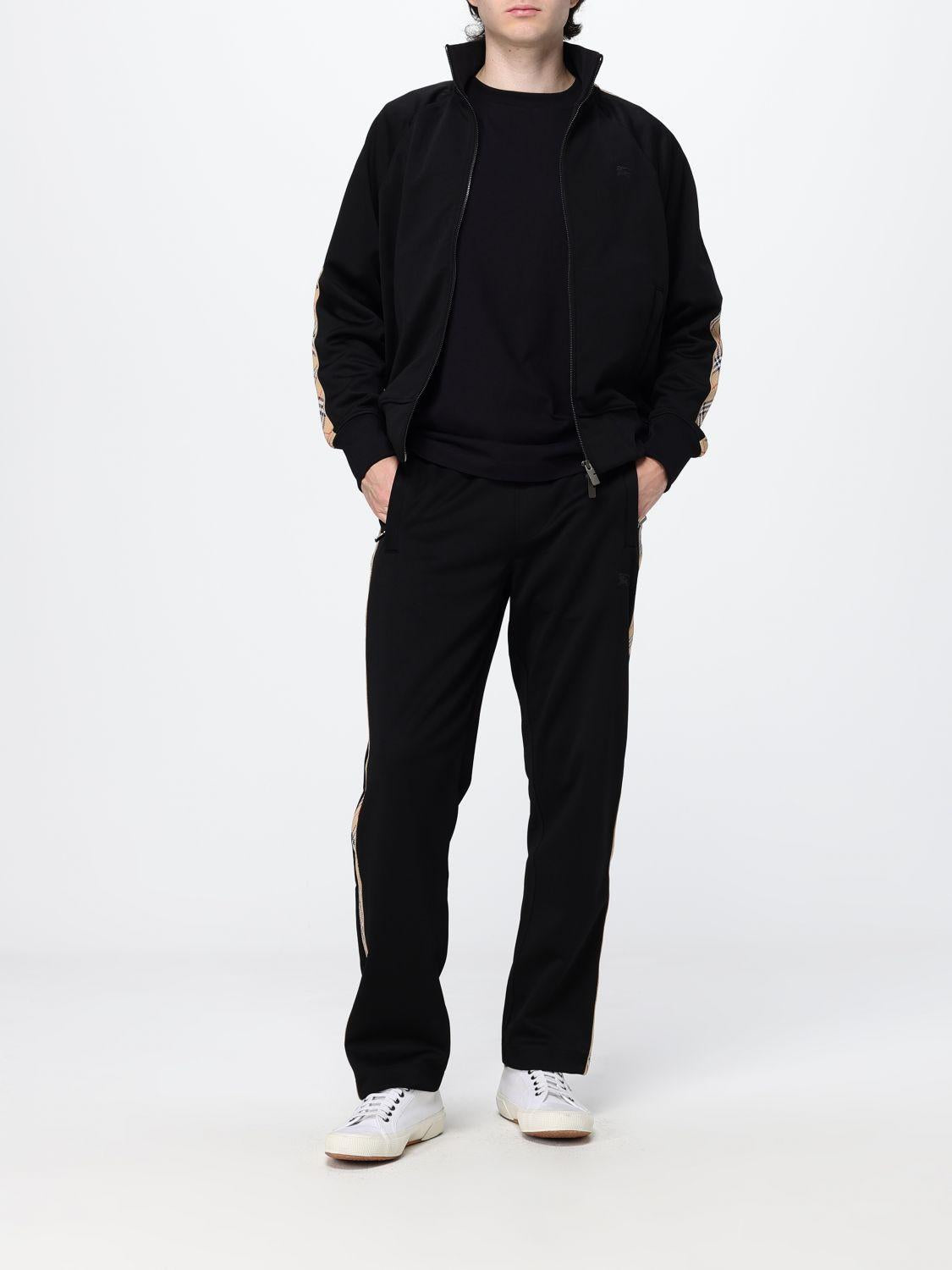 BURBERRY Short Sleeve T-Shirt Men’s Cotton Crewneck Black