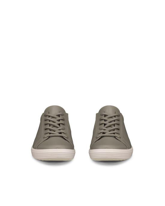 ecco Vetiver Limestone Leather Sneakers 470843 60079