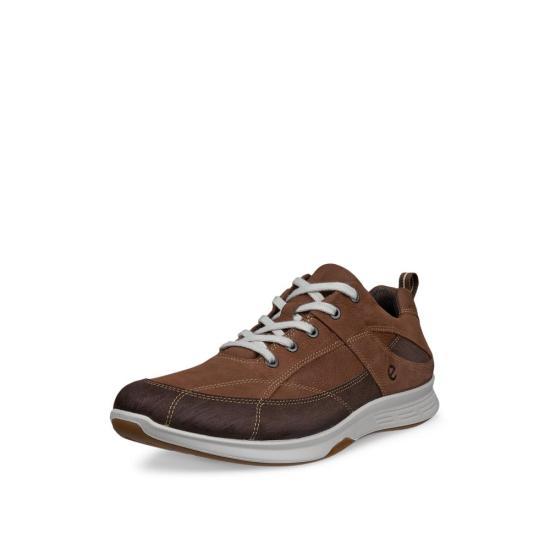 ecco Potting Soil Leather Sneakers Men’s 870114 61566