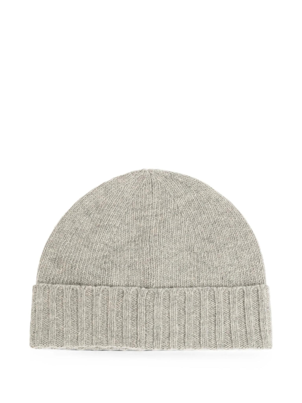 Maison Margiela Wool Rib Knit Beanie Hat Black