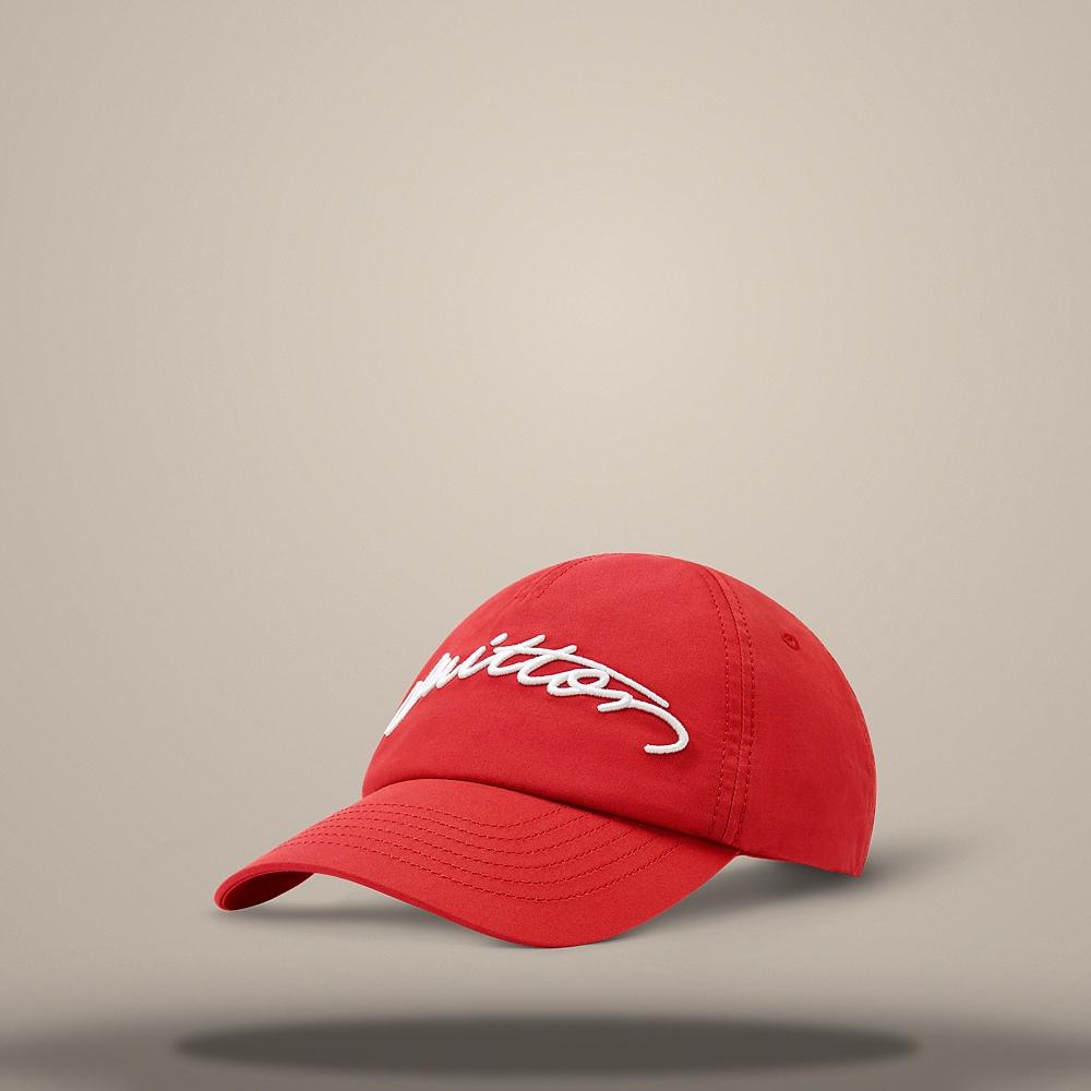 Louis Vuitton Signature Red Cap M5552