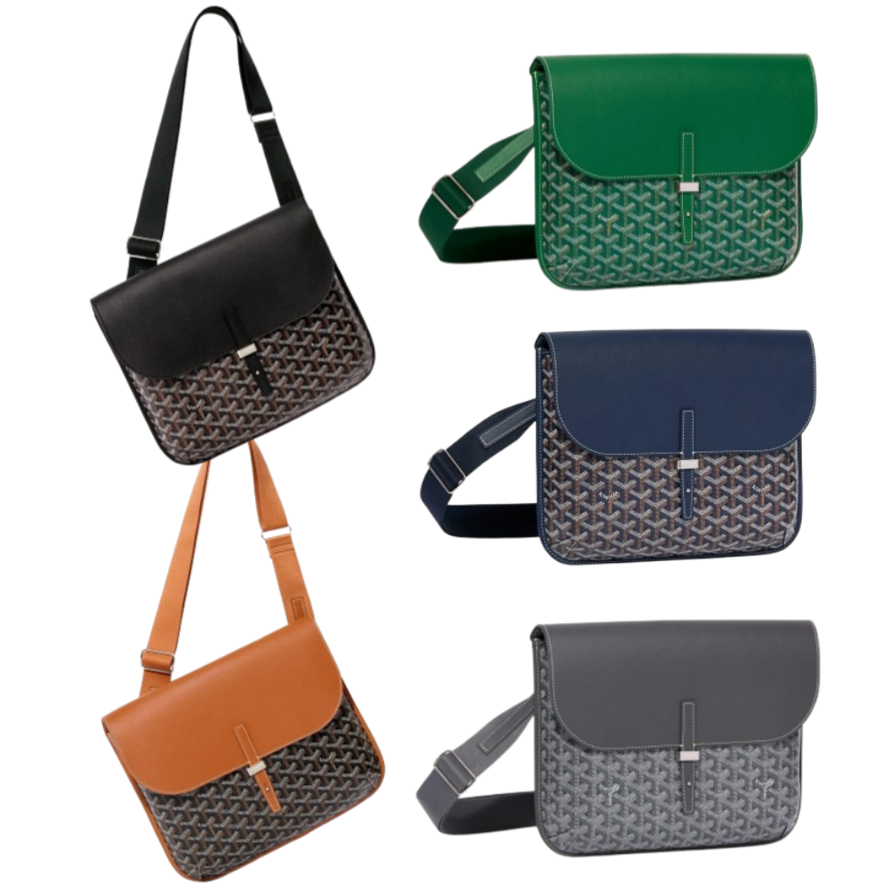 GOYARD COURSIMMLTY Courrier Messenger Bag Unisex Crossbody All Colors