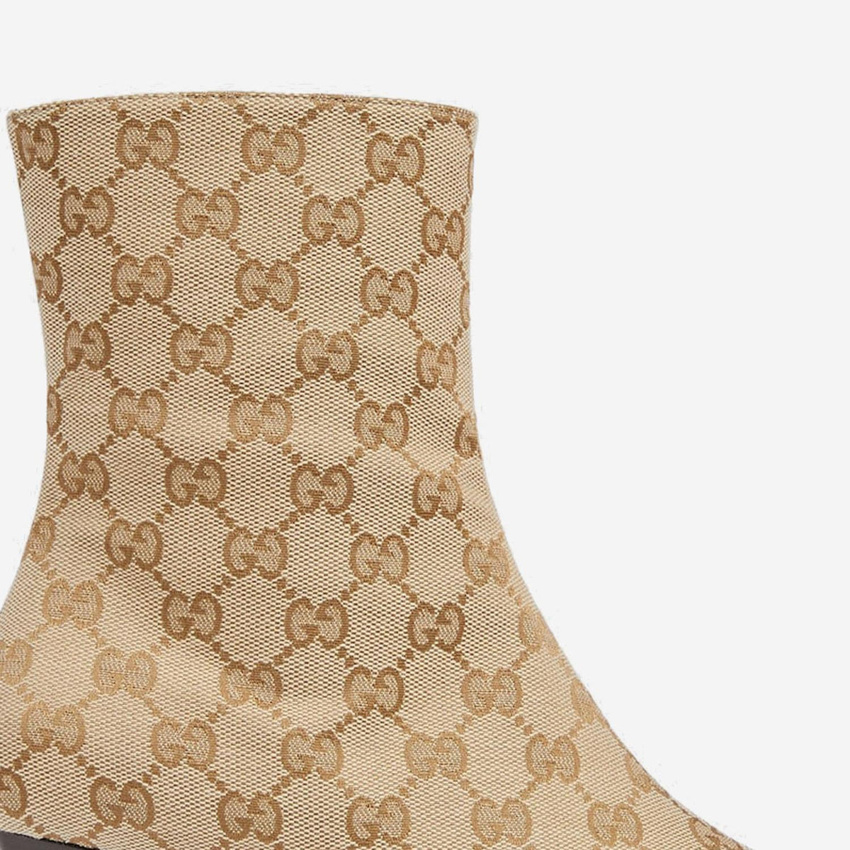 GUCCI Black Leather Ankle Boots