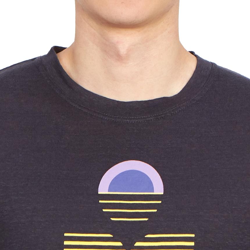 Isabel Marant Karman Men’s Short Sleeve T-Shirt Navy Cotton