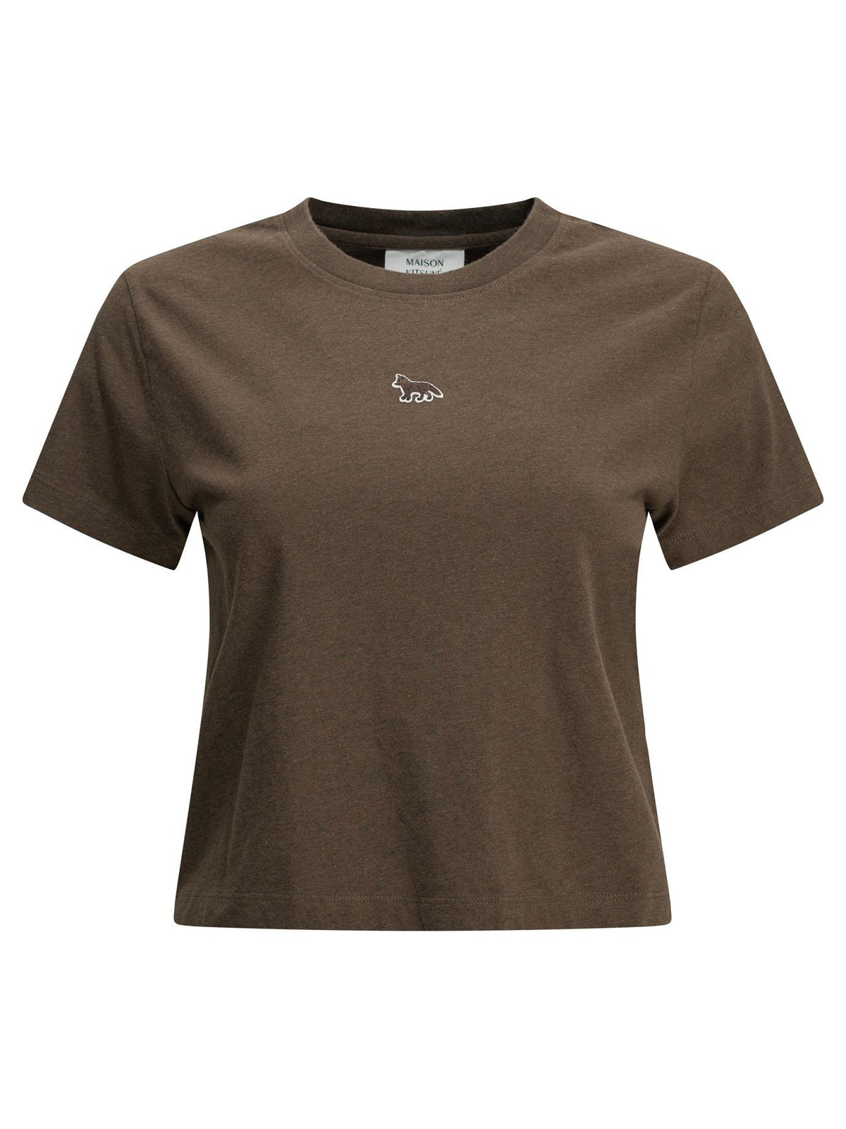 Maison Kitsune Cotton Crewneck T-Shirt for Women