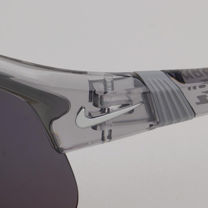 Nike Transparent Gray Semi-Rimless Sports Goggles Sunglasses DX6520 065