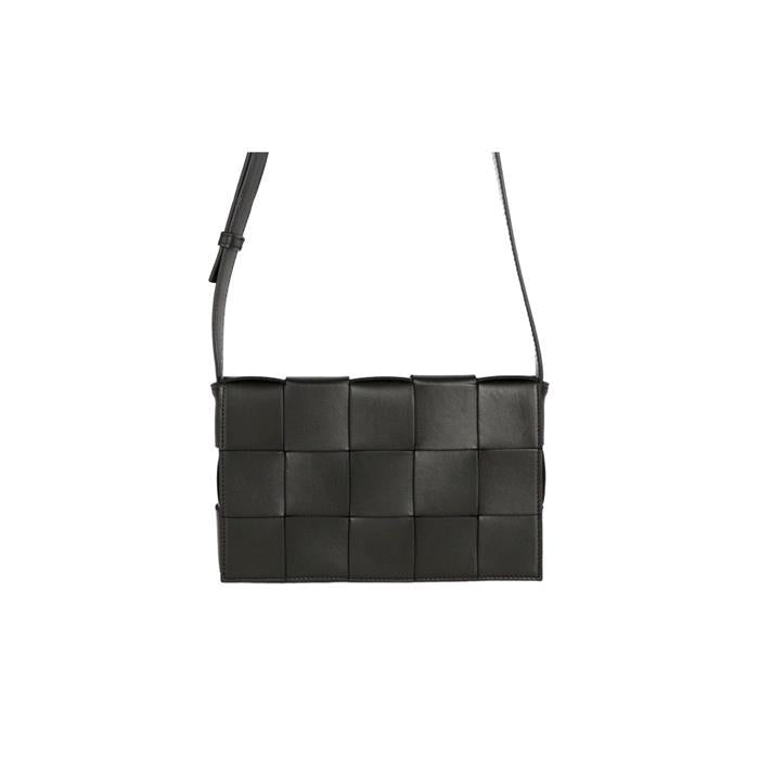 Bottega Veneta Intrecciato Cassette Leather Shoulder Crossbody Bag