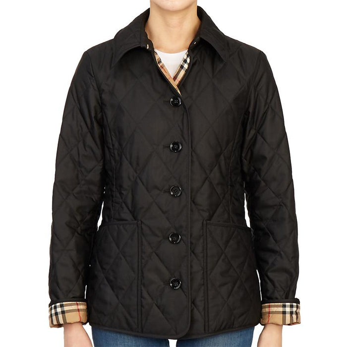 BURBERRY Diamond Quilted Women’s Jacket Black