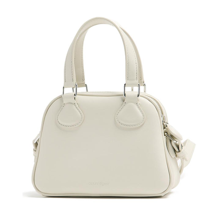 courreges Signature Mini Crossbody Bag Black Leather