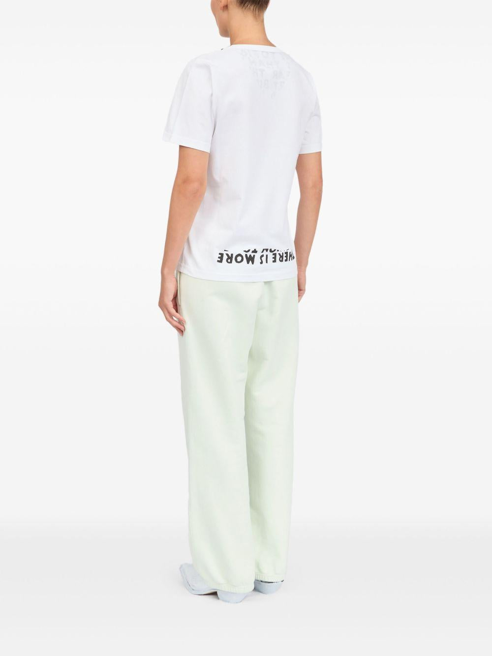 Maison Margiela White Cotton Short Sleeve T-Shirt