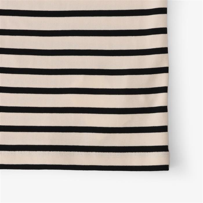 JIL SANDER Logo Patch Stripe Women’s Short Sleeve T-Shirt