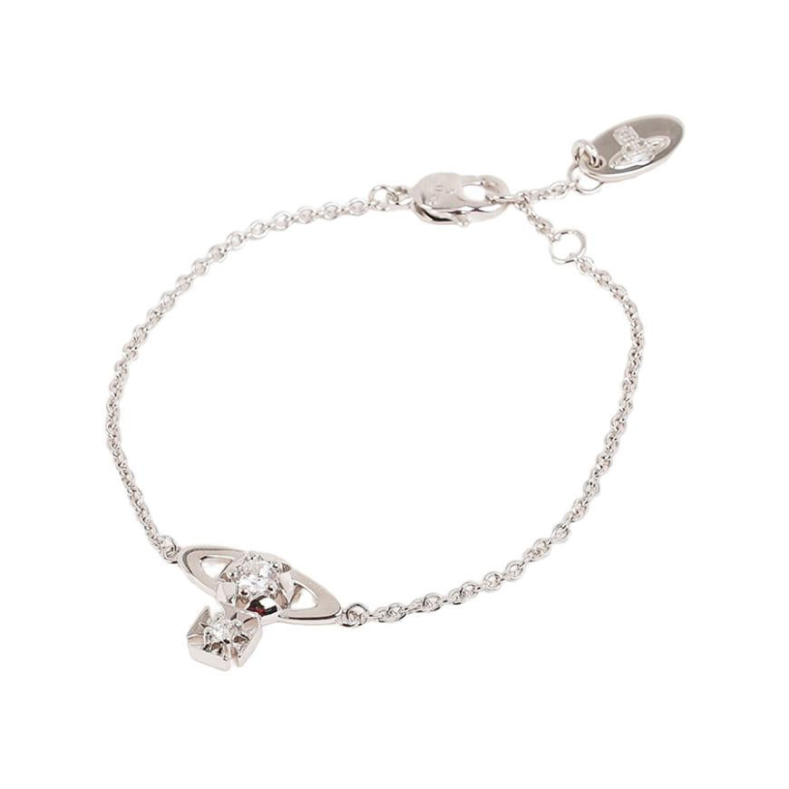 Vivienne Westwood Silver-Tone ORB Bracelet for Women 6102024T P102
