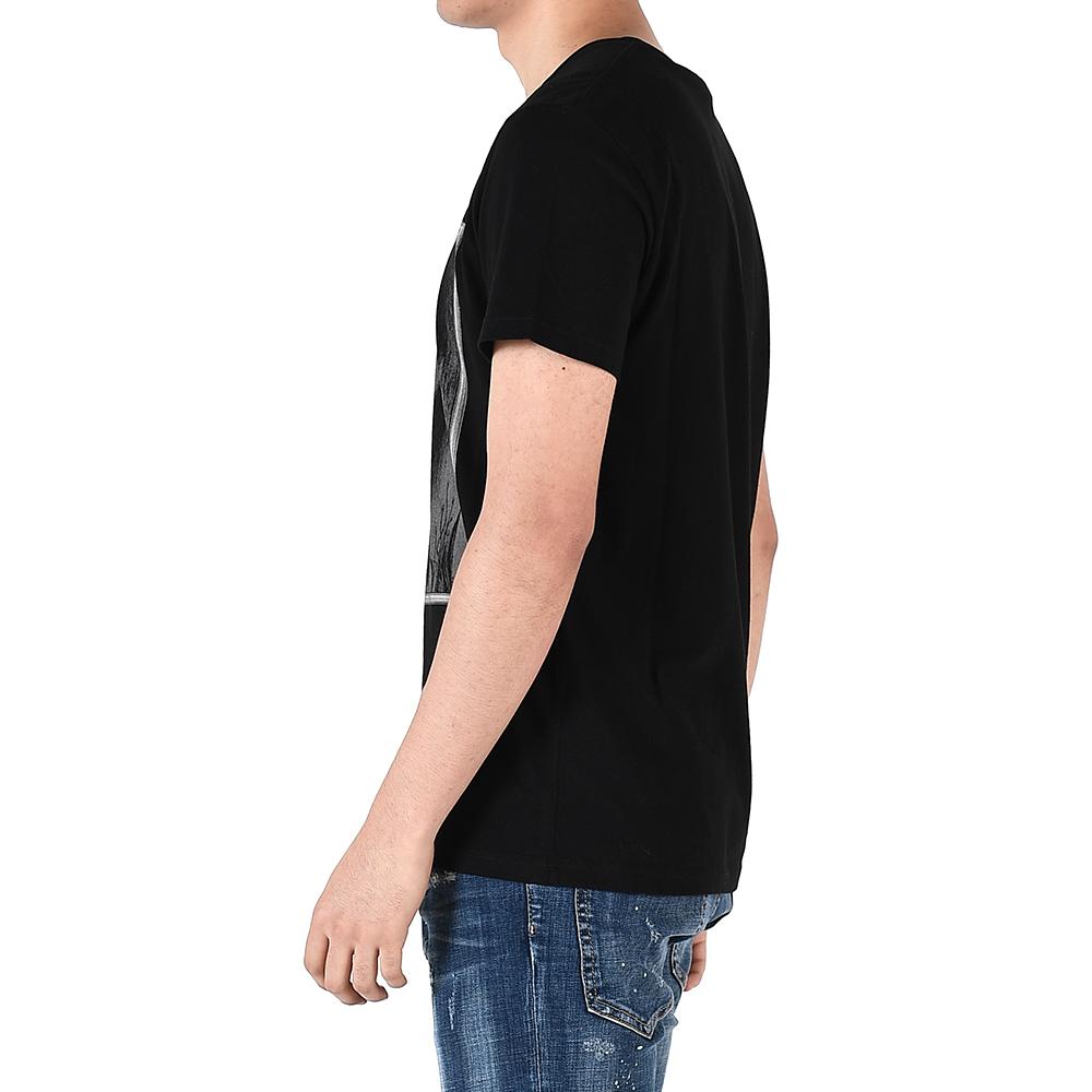 Alexander Mcqueen King Skull Short Sleeve T-Shirt Black