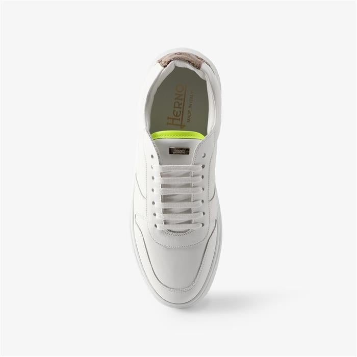 Herno Leather Low-Top Sneakers Women’s White