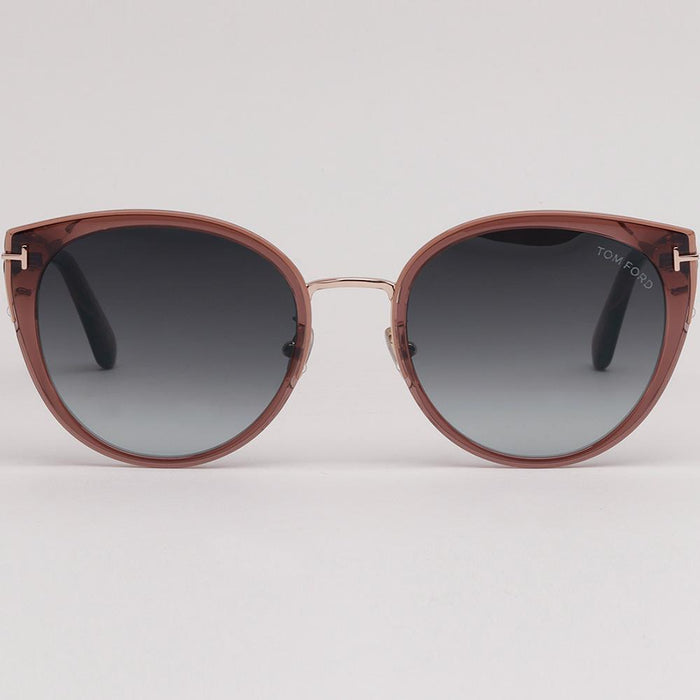 TOM FORD Translucent Cat-Eye Acetate Sunglasses Asian Fit TF1141 K 45B