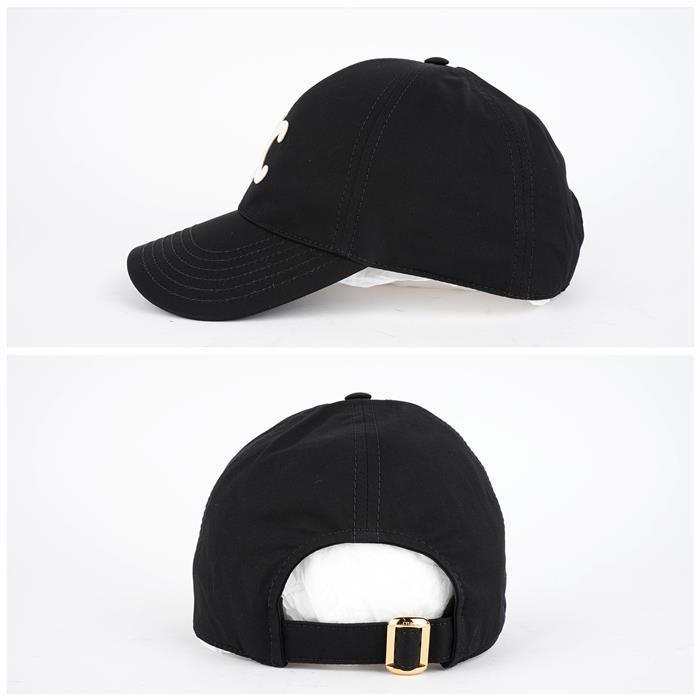 CELINE Triomphe Baseball Cap Black