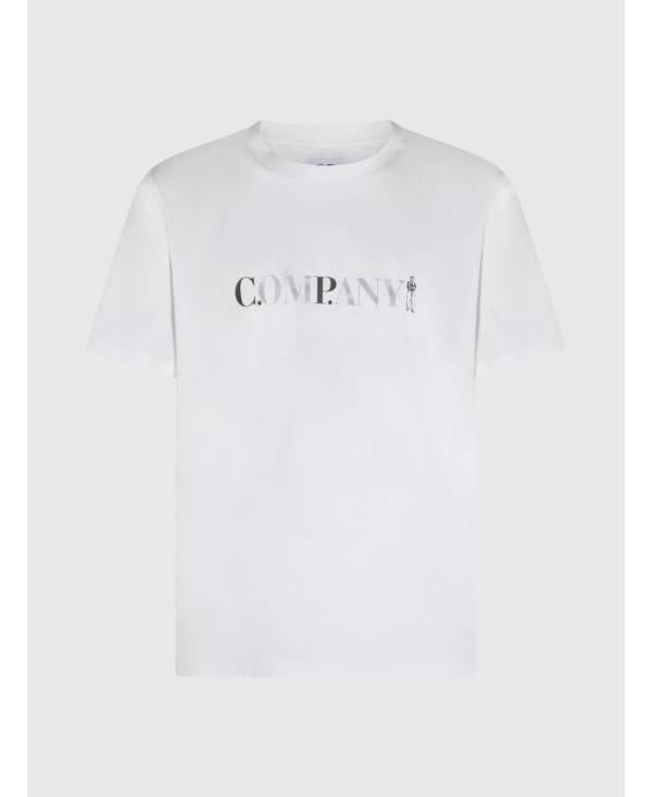 CP Company Jersey Short Sleeve Logo T-Shirt 20CMTS085A 005100W 103