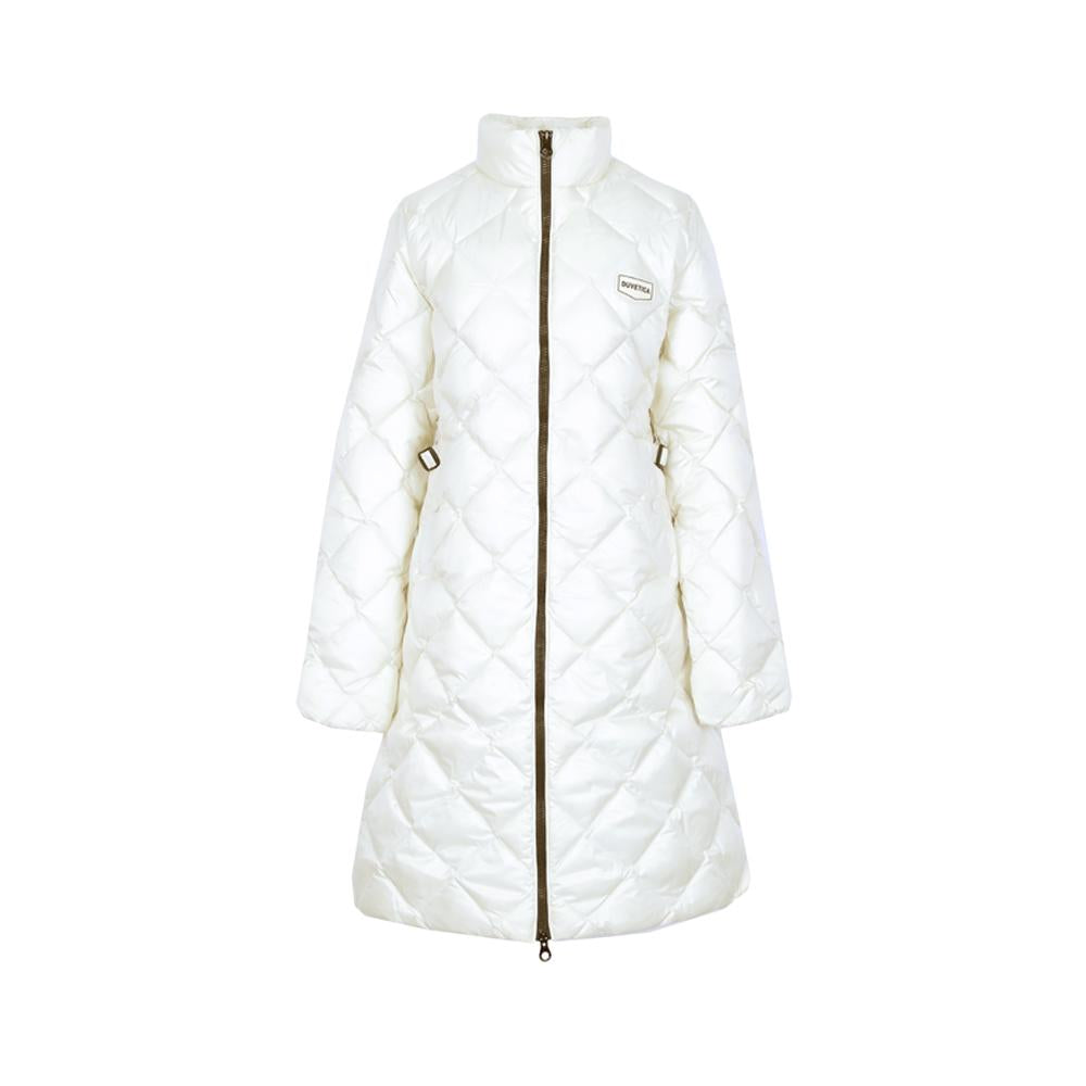 Duvetica Beige Quilted Long Down Puffer Jacket VDDJ00225K0001 BGL